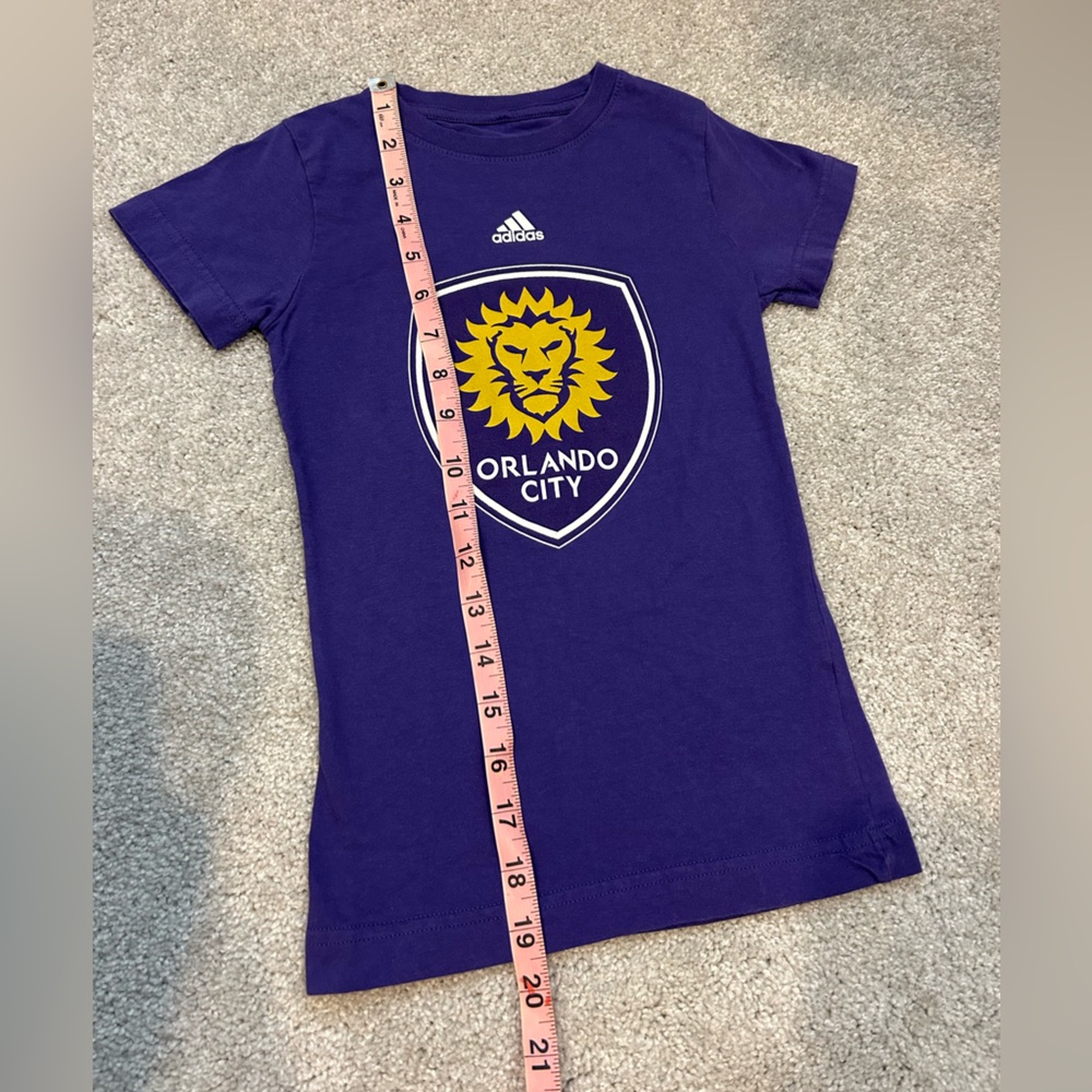 Adidas Kids Purple MLS Orlando City T-Shirt - Picture 3 of 5